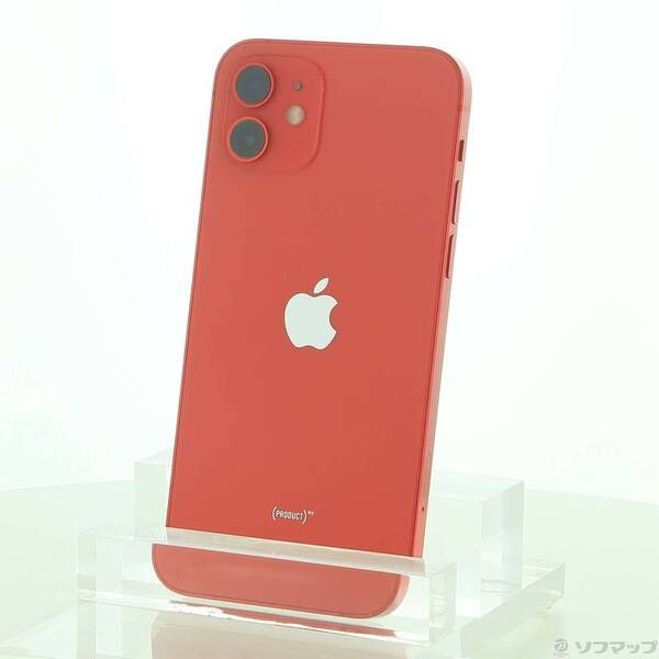 中古品〕 iPhone12 64GB プロダクトレッド NGHQ3J／A SIMフリー