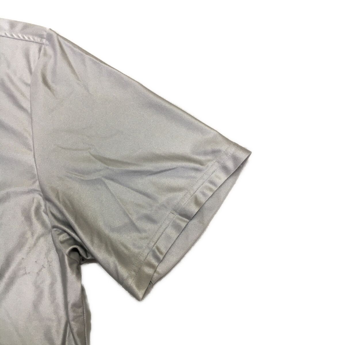 BRIEFING - coco 中古 ブリーフィング BRIEFING メンズ 半袖ポロシャツ XL シルバー 2022年モデル ハーフジップ メンズ ブリーフィング BRIEFING 半袖ポロシャツ XL シルバー