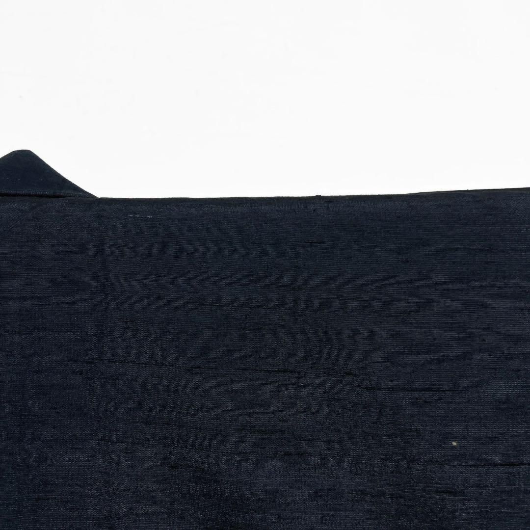 メンズ着物 アンサンブル 紬 ダークトーン お洒落 着物 084 a d