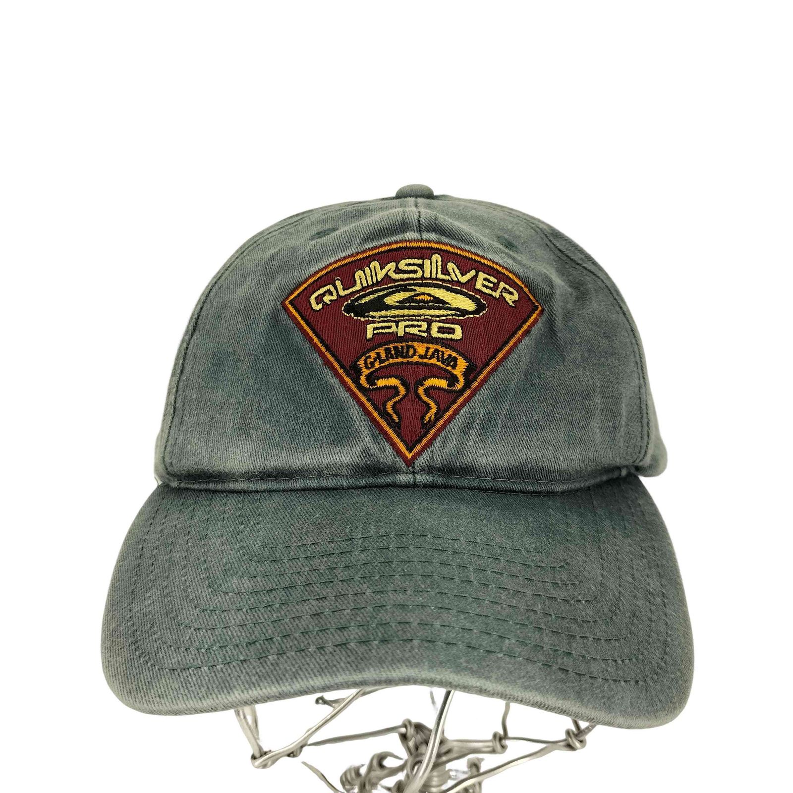 90s USA製 QUIKSILVER クイックシルバー ツートンロゴキャップ 90s USA製 QUIKSILVER クイックシルバー ツートンロゴキャップ