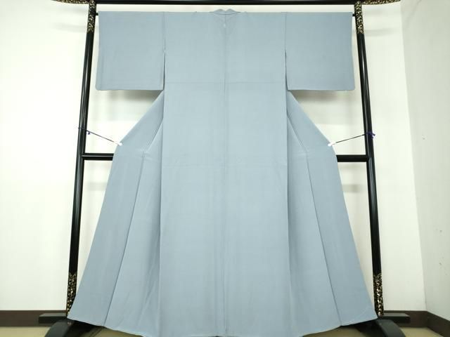 平和屋着物●上質な色無地 薄花色 正絹 DAAY1501ps