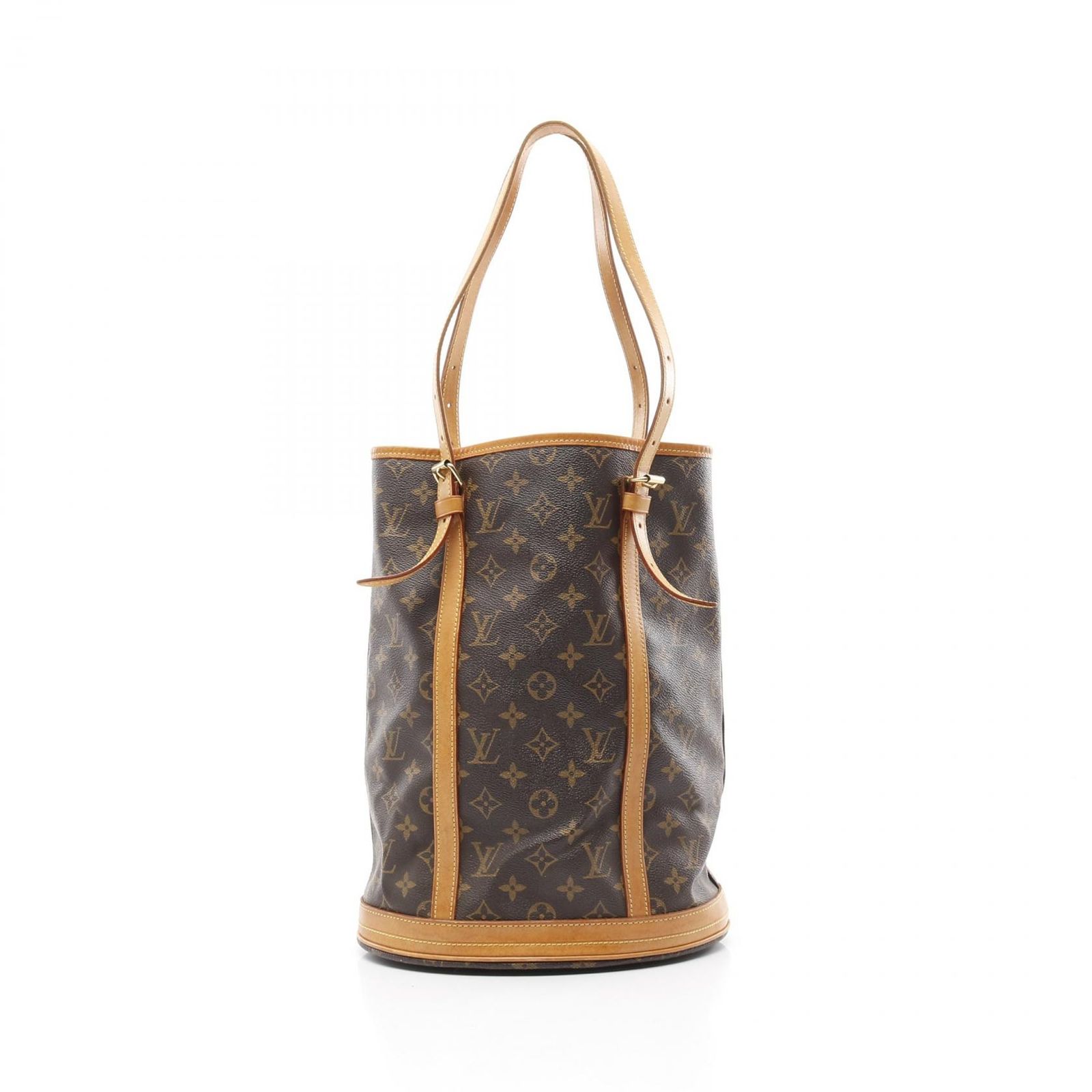 ルイ ヴィトン LOUIS VUITTON ショルダーバッグ バケットGM M42236 PVCコーティングキャンバス レザー バケットGM レディース Used C