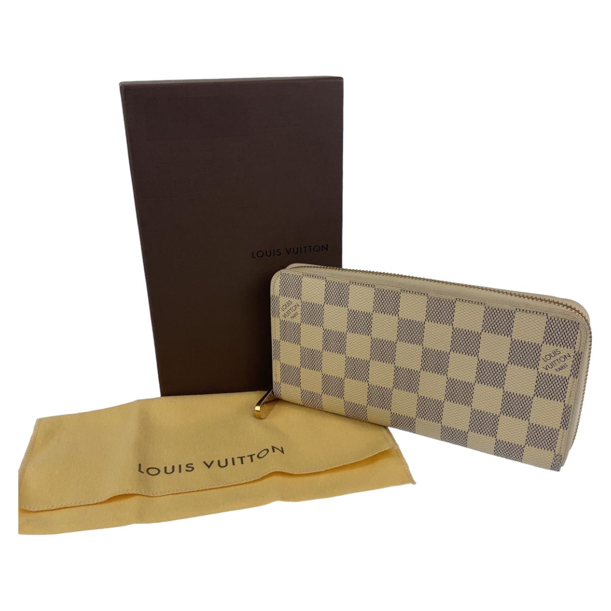 LOUIS VUITTON ルイヴィトン ダミエ アズール ジッピーウォレット 