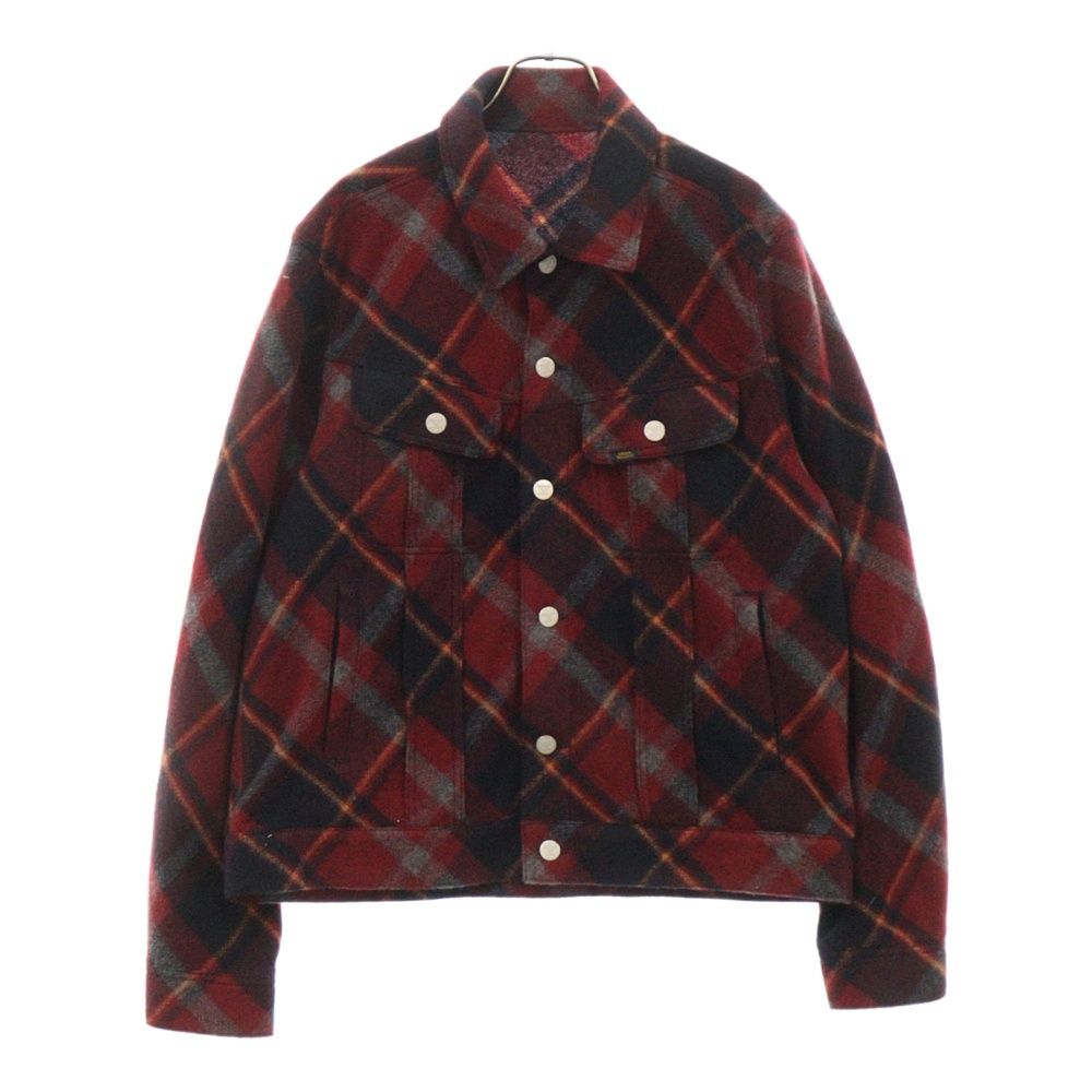 【05AW】アンダーカバー　Arts&Crafts フェイクファー　圧縮ウール UNDERCOVER (アンダーカバー) 24AW Wool blend Mosser jacket