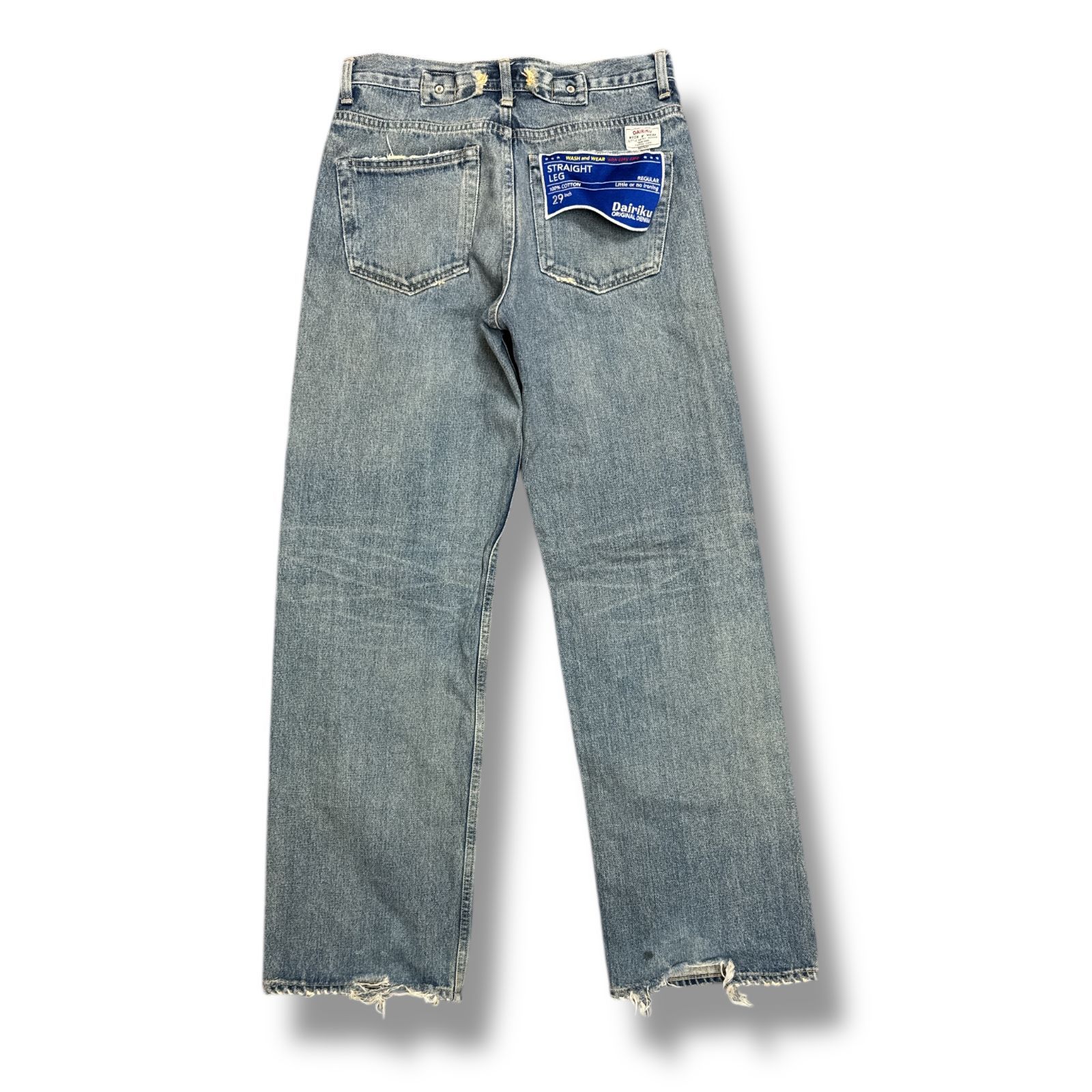 金曜まで　DAIRIKU フレアデニム　ウッドストック 楽天市場】DAIRIKU 【ダイリク】Woodstock Flare Pressed Pants