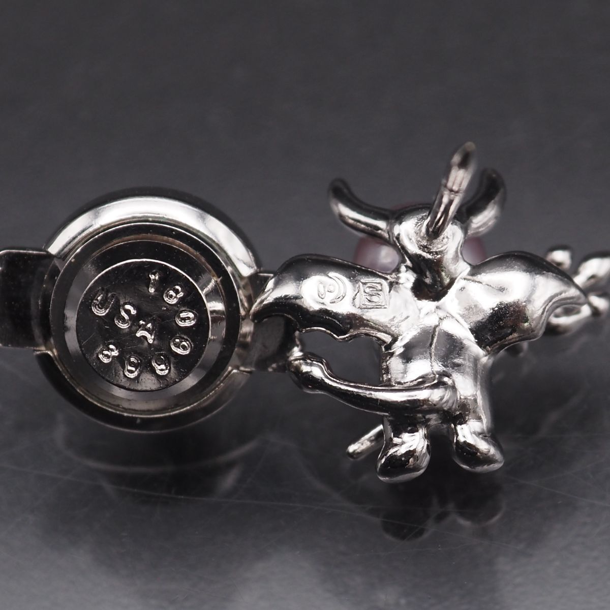 H138 タサキ 田崎 TASAKI 真珠 4.9mm珠 パール S刻印 ピンブローチ