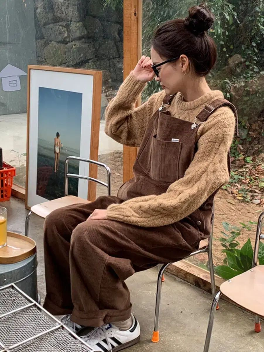 コーデュロイ オーバーオール ニット フードジップアップ コーディネートセット ODDINARY