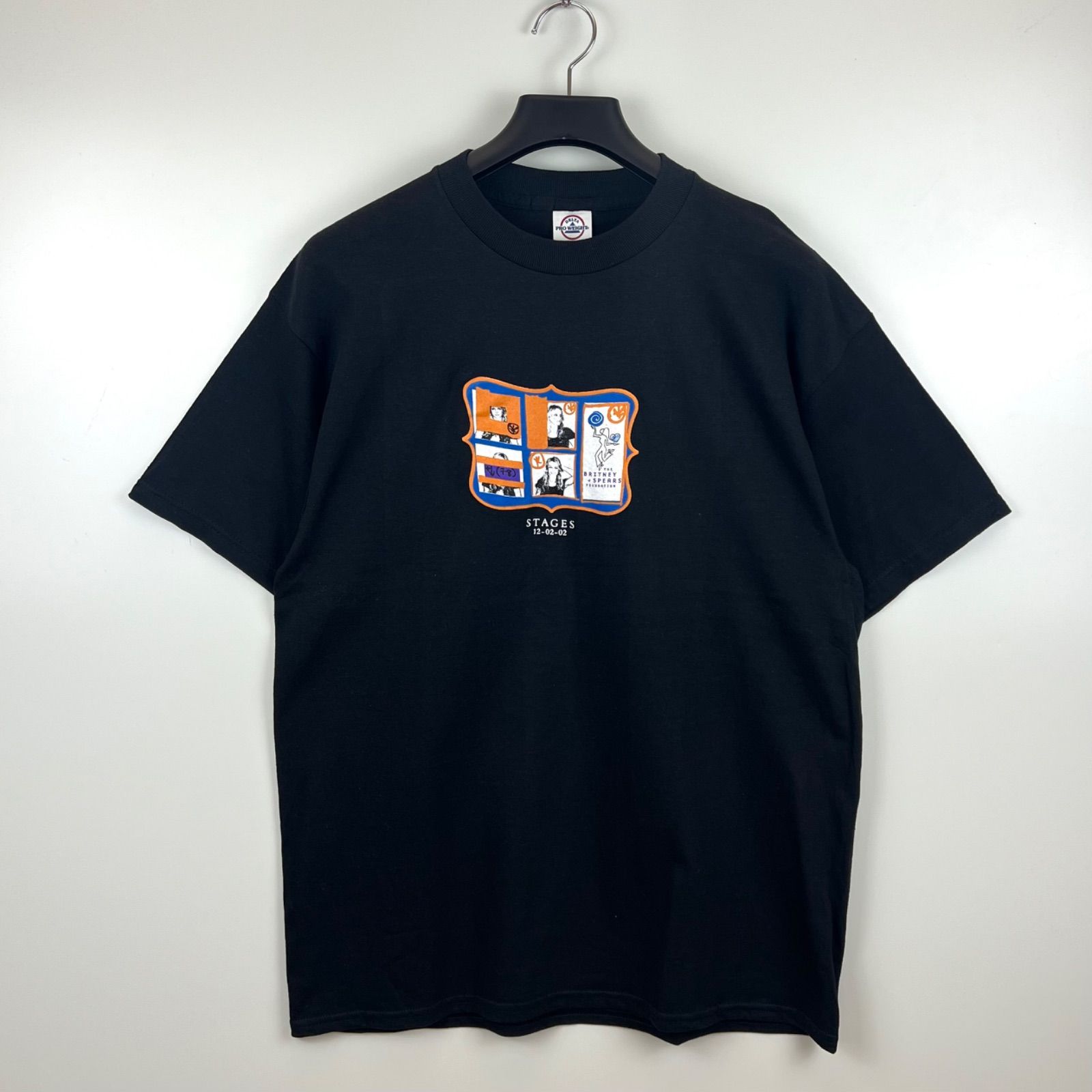 DELTA 00s 2002 vintage Britney Spears stage Photo album Tee shirts