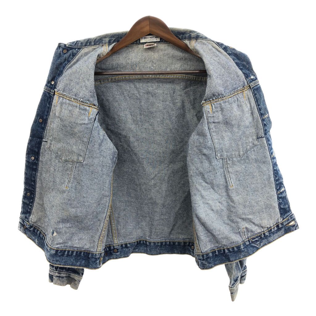 GUESS 90s usa製 ブラックデニムジャケット ケミカルウォッシュ Yahoo!オークション - 90s USA製 GUESSゲス ケミカルウォッシュ
