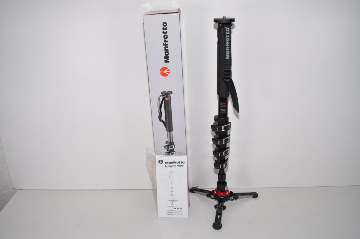 Manfrotto 一脚 XPRO フルード ビデオ一脚 カーボンファイバー5段 MVMXPROC5