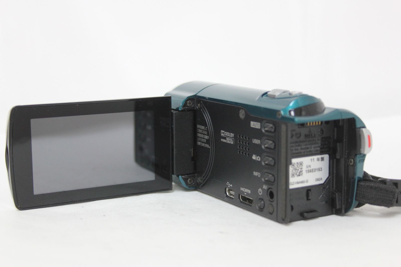 返品保証】 【録画再生確認済み】JVC 購入 Everio GZ-HM460-G グリーン