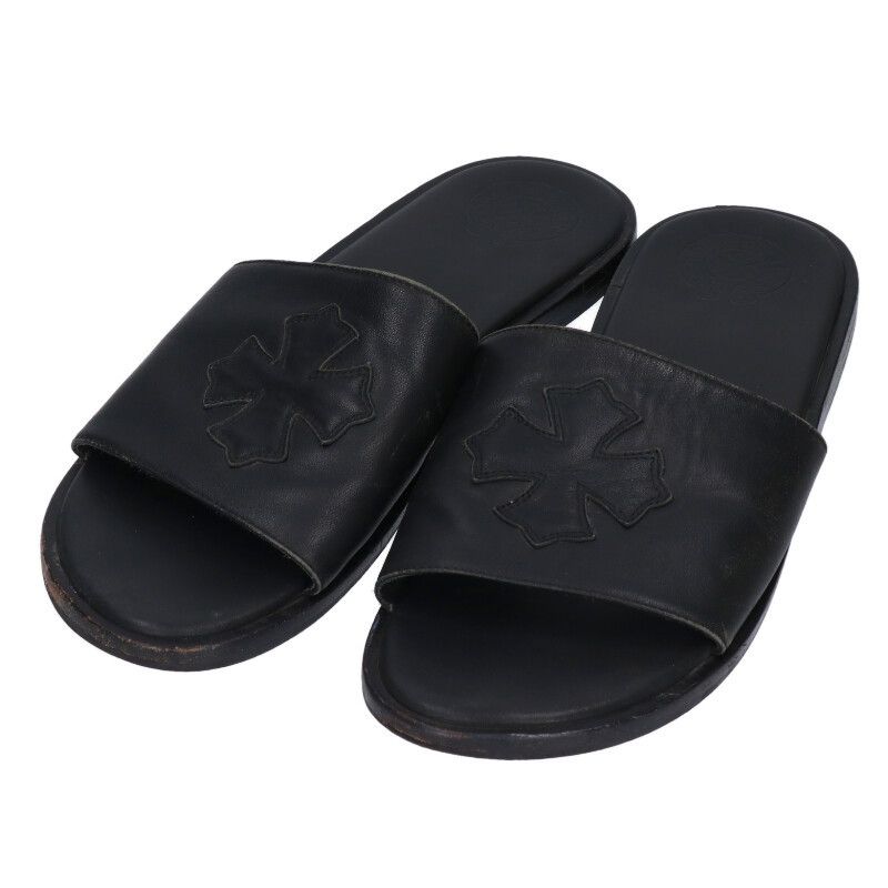 専用出品クロムハーツ CHプラスパッチ ハラコレザーサンダル 新品 未使用品 クロムハーツ CH SLIDE LEATHER CHプラスパッチハラコレザー