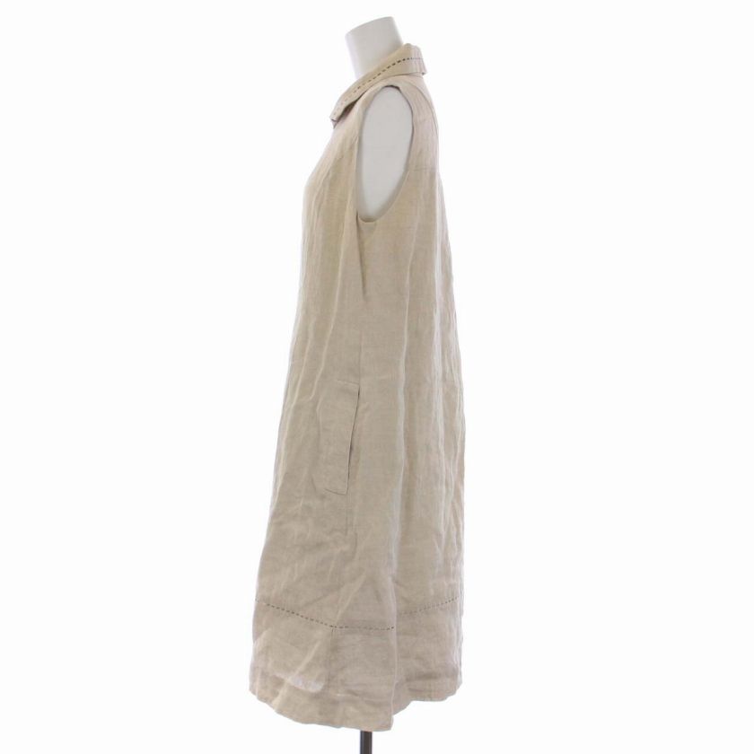 フォクシー FOXEY Dress Summer Leaf シャツ ワンピース ひざ丈