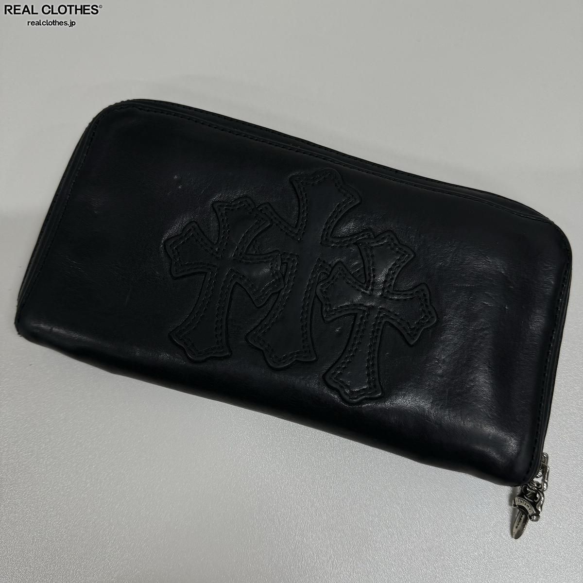 CHROME HEARTS/クロムハーツ REC F 3PTCH/REC-F ZIP 3セメタリークロスパッチ ウォレット/財布 ブラック - メルカリ