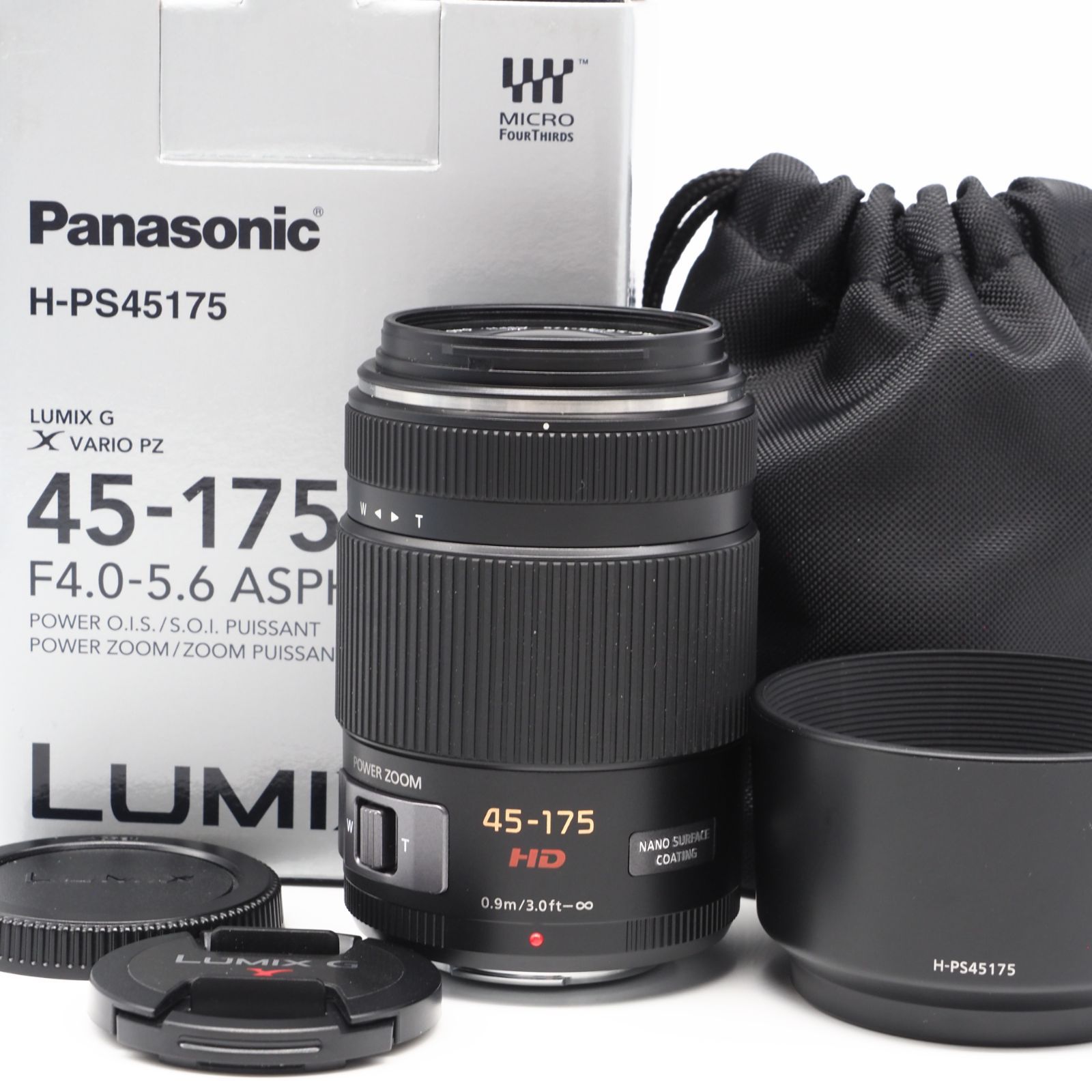 驚きの値段で驚きの値段でほぼ新品Panasonic LUMIX PZ 45-175mm F4.0