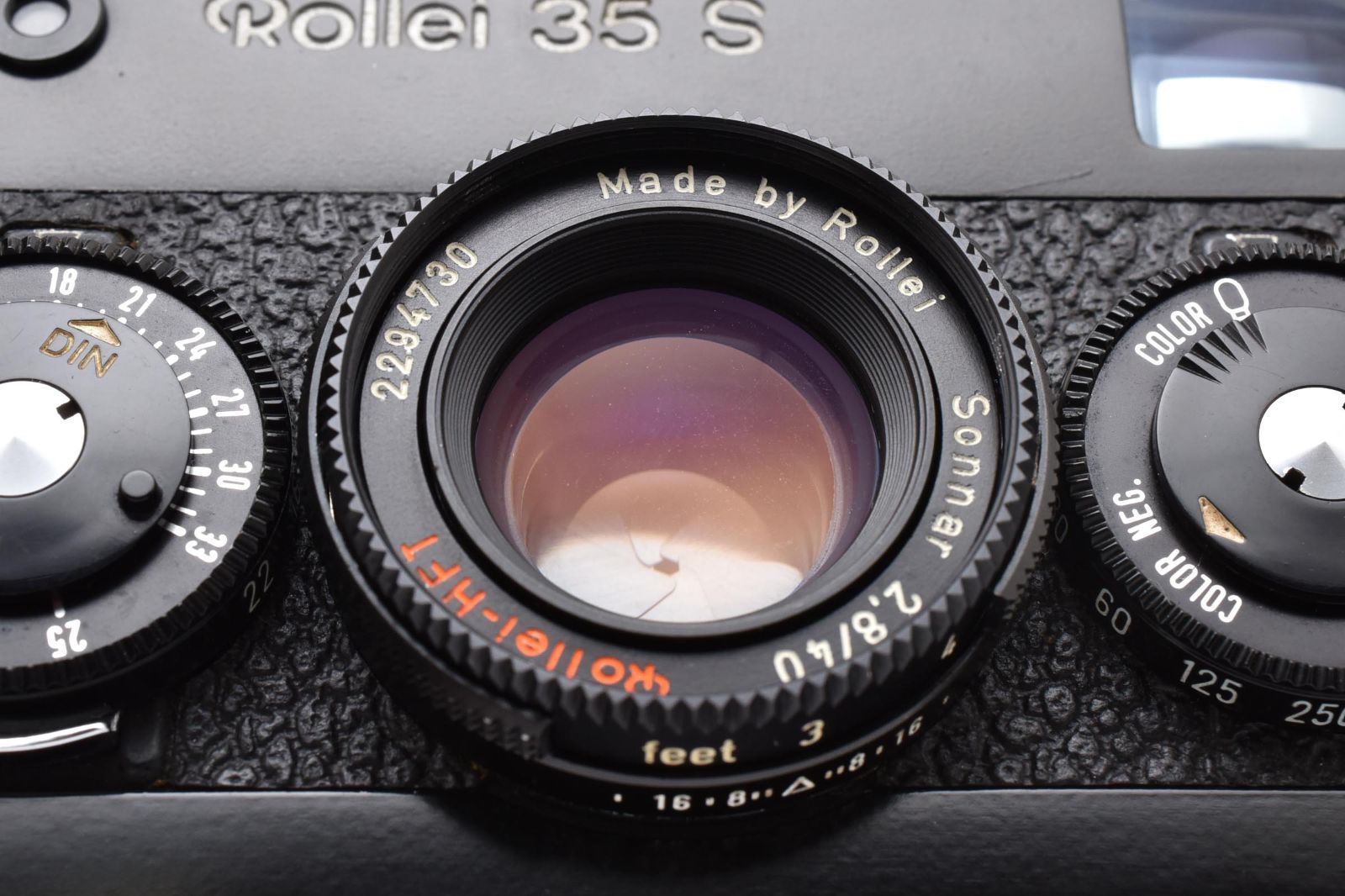 ［美品］rollei35 シンガポール　動作品　ローライ35 ☆美品☆ローライ Rollei ローライ 35S シンガポール製☆ LL348