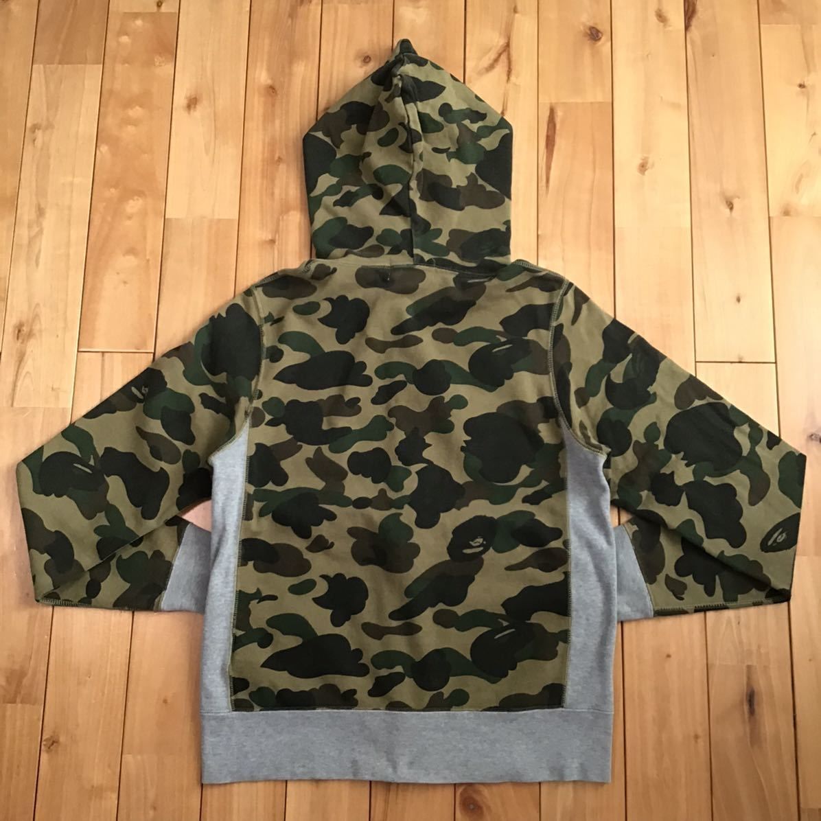 蓄光 BAPE 1st camo フルジップ パーカー a bathing ape ベイプ エイプ