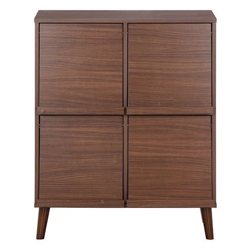 ♪2列2段 フラップ付 ディスプレイラック［幅79cm］　　　　コレクションラック コレクションケース ディスプレイケース キャビネット 収納家具 リビング収納