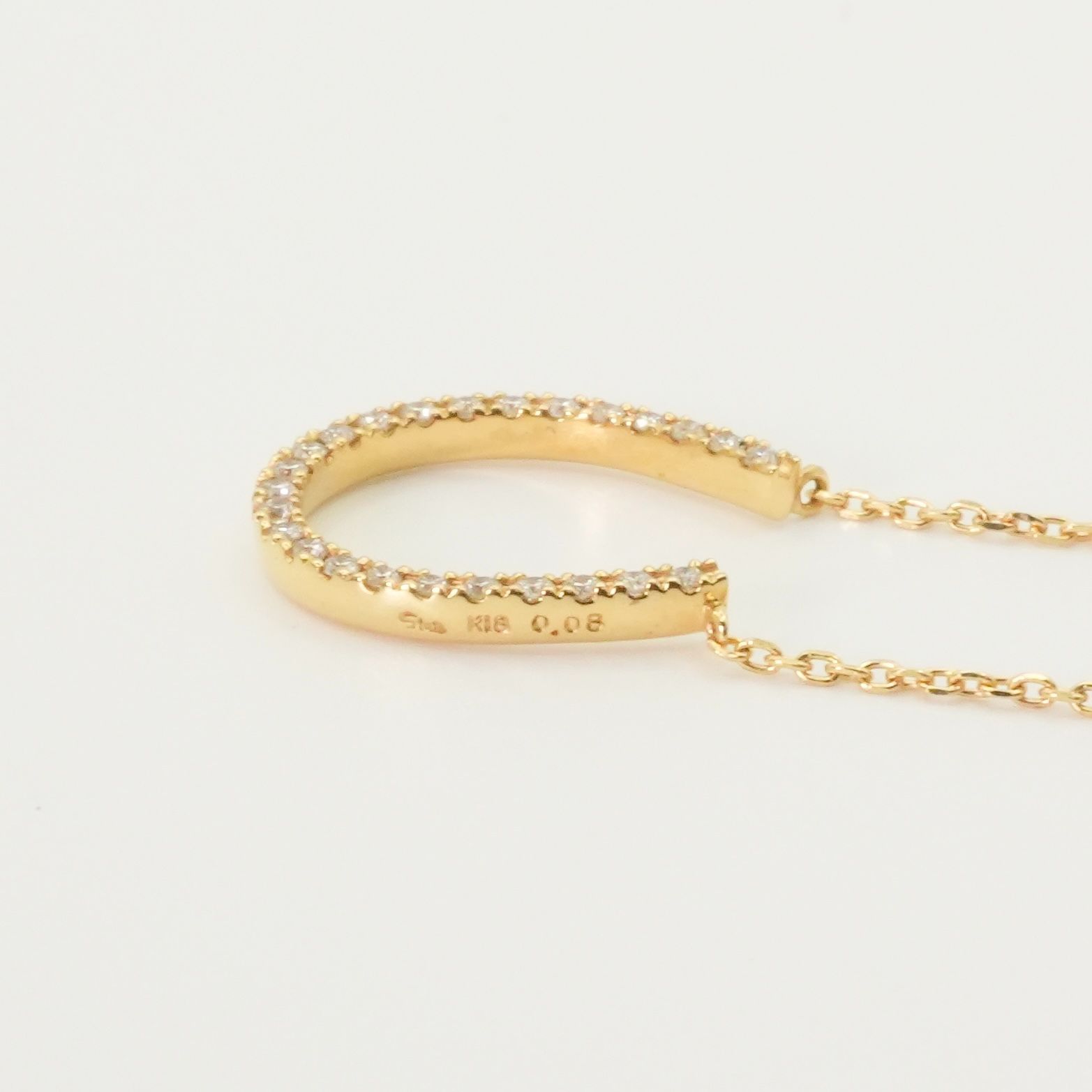 スタージュエリー　馬蹄型　ネックレス DIAMOND HORSESHOE NECKLACE(2SN1661)SV925/K10 ネックレス