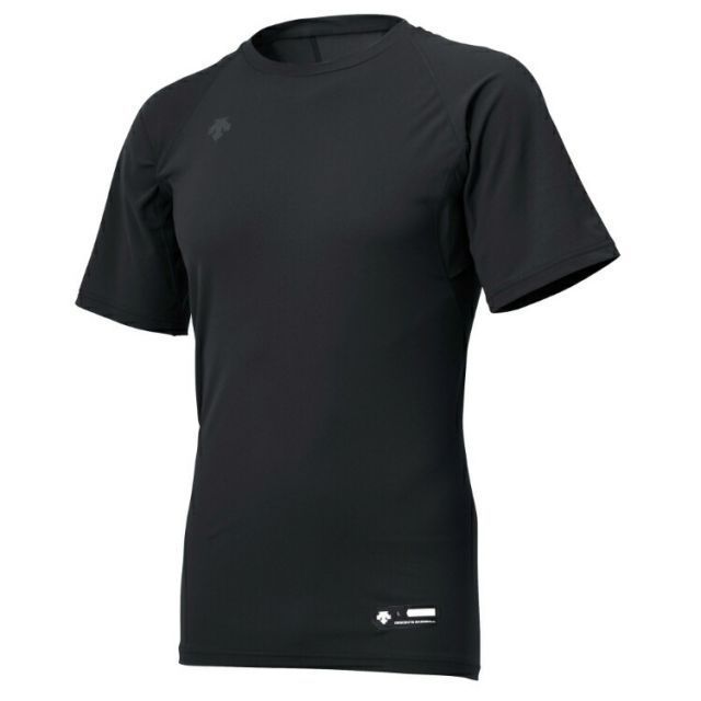 DESCENTE デサント ジュニア丸首半袖アンダーシャツ ブラック 140サイズ JSTD-721B BLK | スポーツ スポーツ用品 野球 ベースボール ベースボールウェア トレーニングウェア ジュニア 丸首 半袖 ア