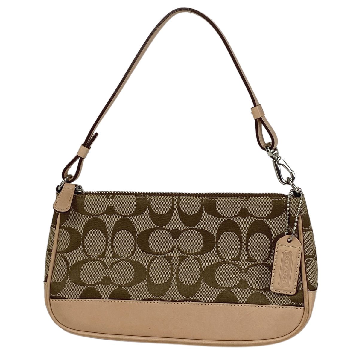 コーチ COACH シグネチャー ポーチ ハンドバッグ 手提げ アクセサリー 