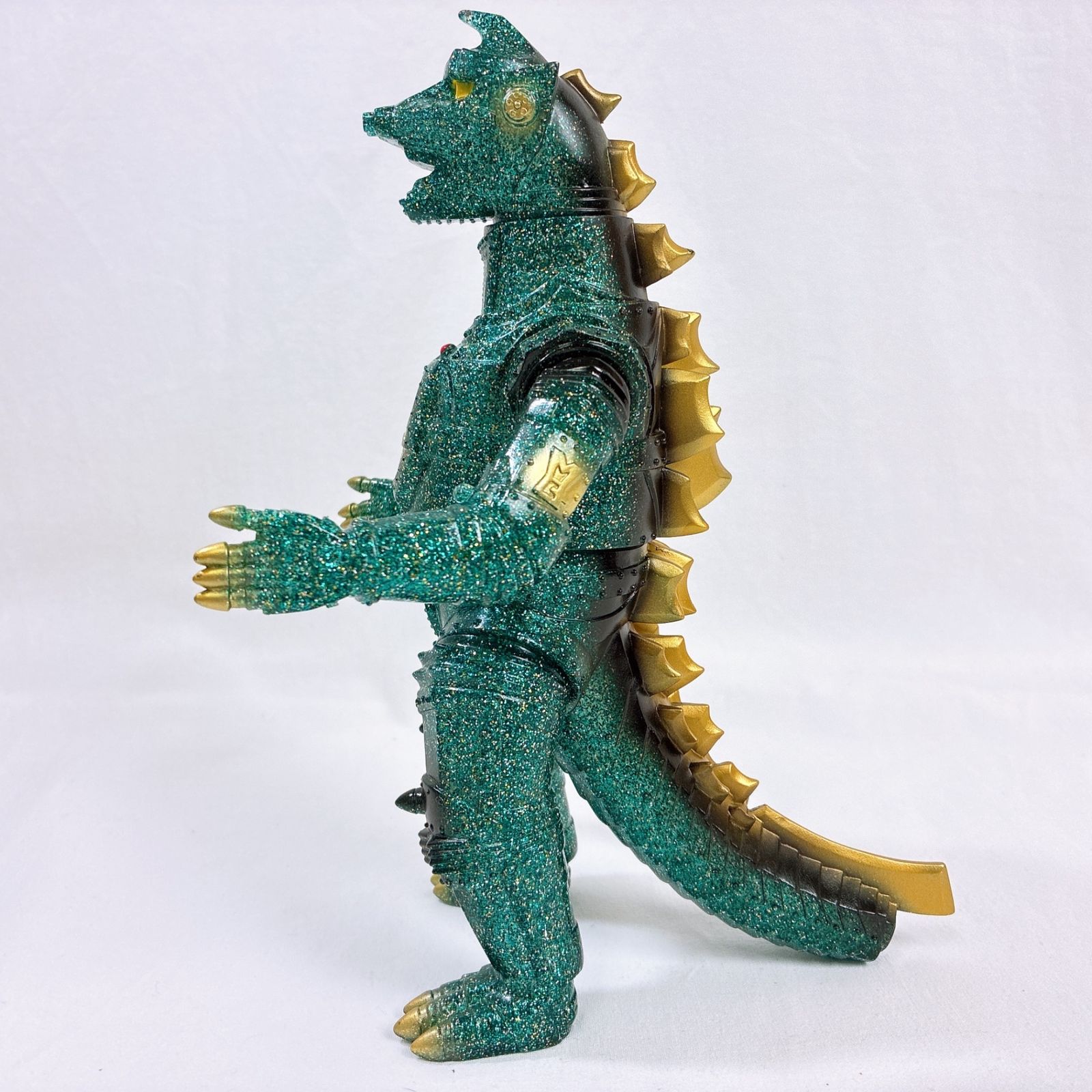 マルサン メカゴジラ 350 グリーンギガラメ・イエロー目 Glitter