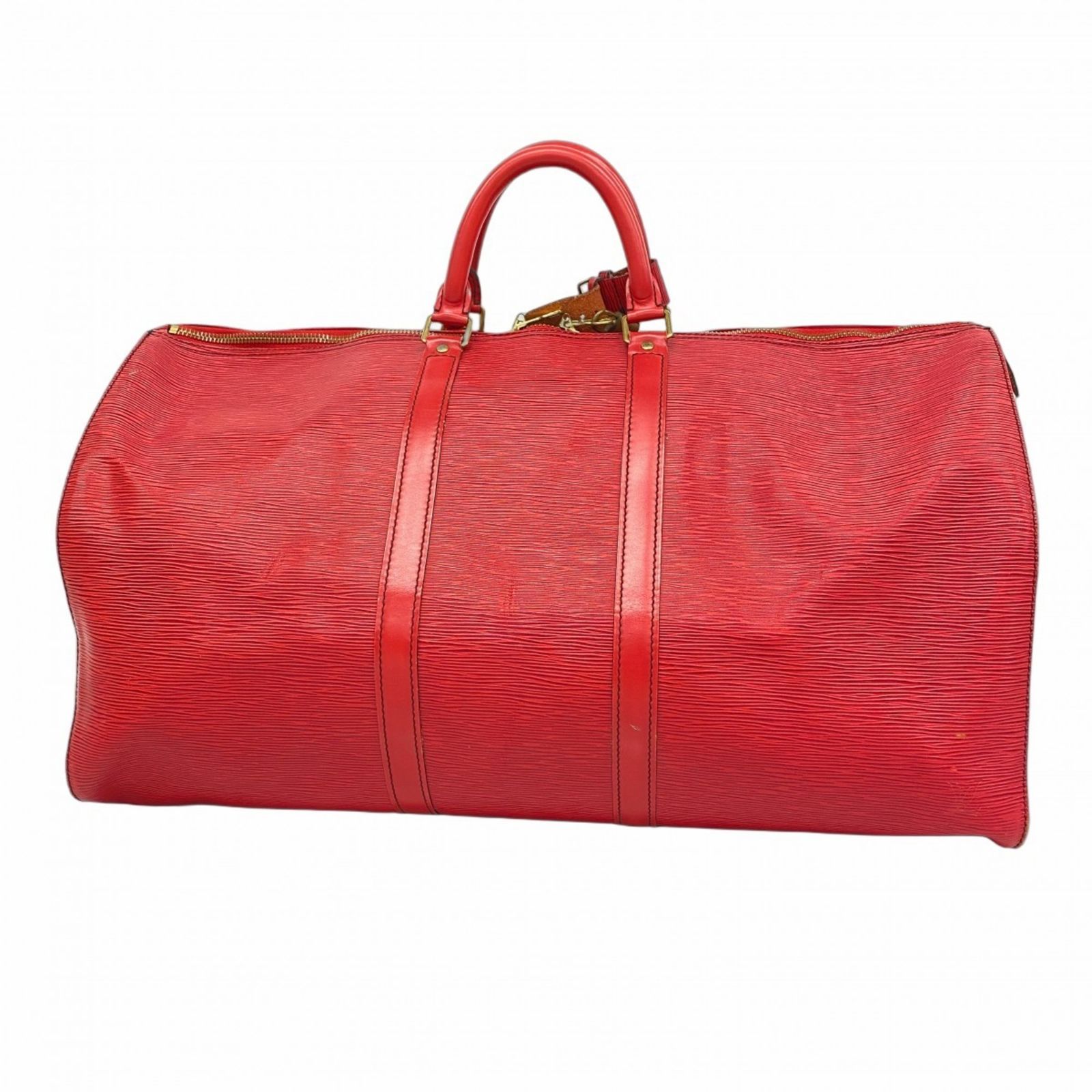 ルイ ヴィトン Louis Vuitton ルイ ヴィトン ボストンバッグ エピ キーポル55 M42957 カスティリアンレッドメンズ レディース