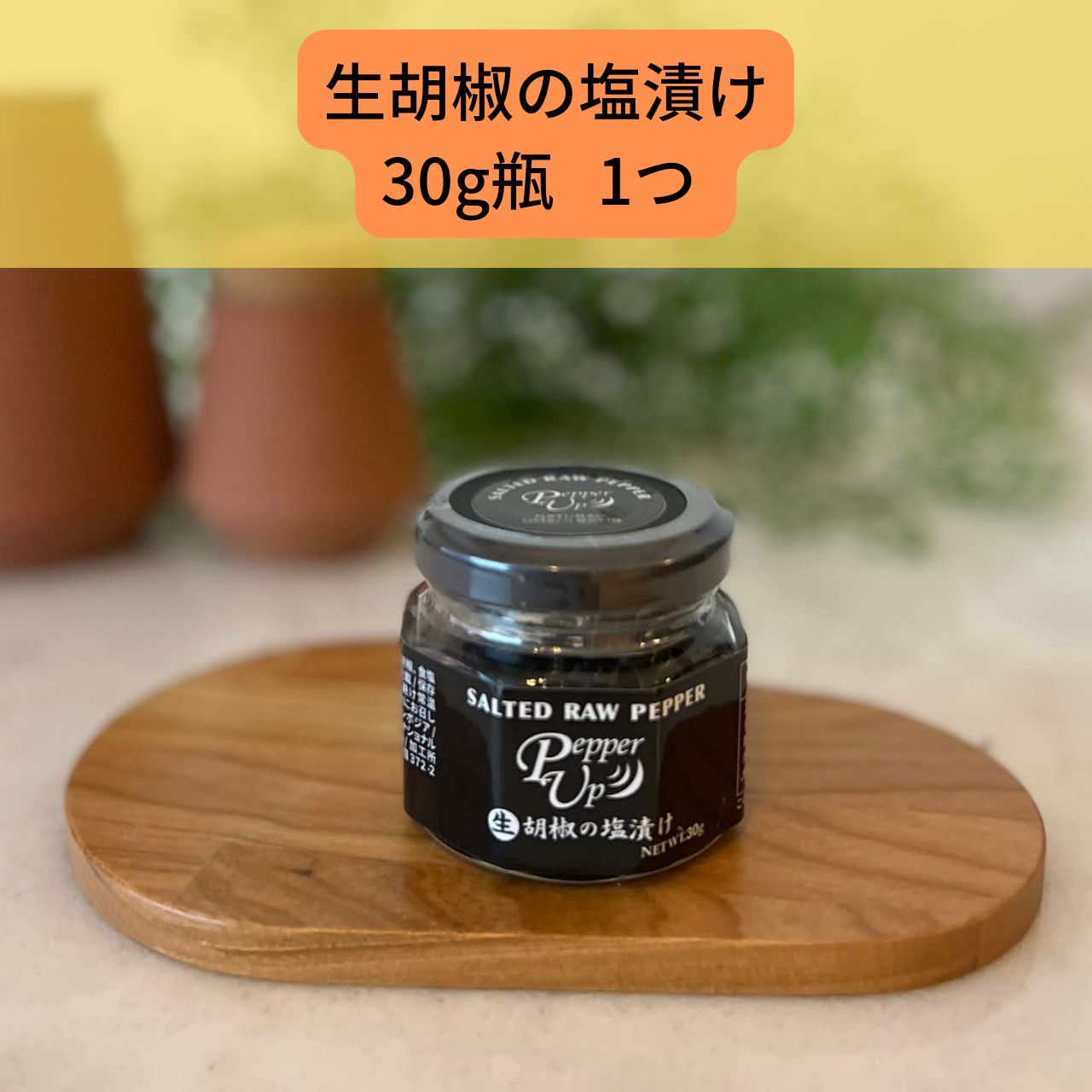 Organic Me 塩漬け粒生こしょう 10g 最高級胡椒 カンポットペッパー