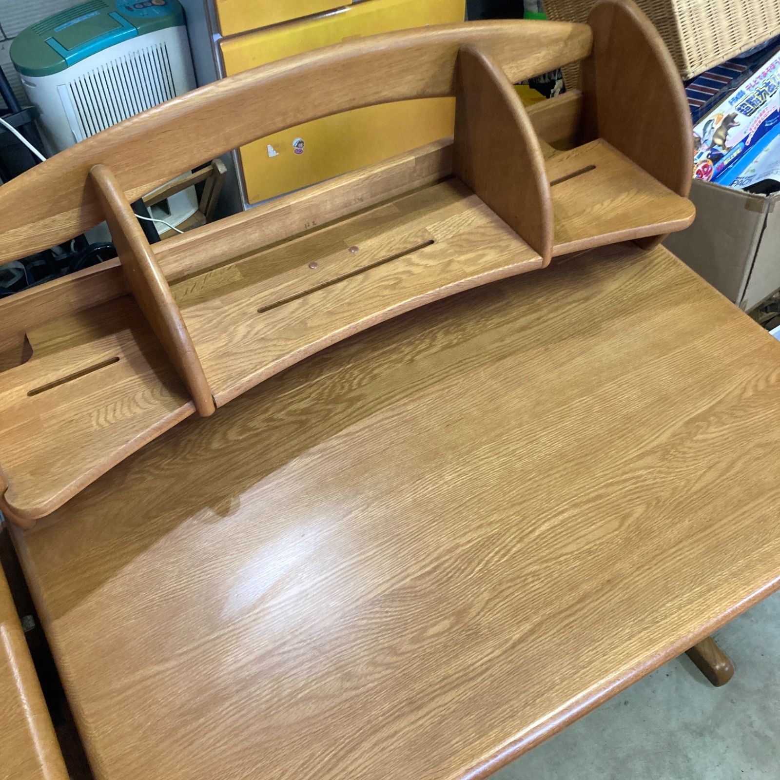 キャビネット付き 本棚付き