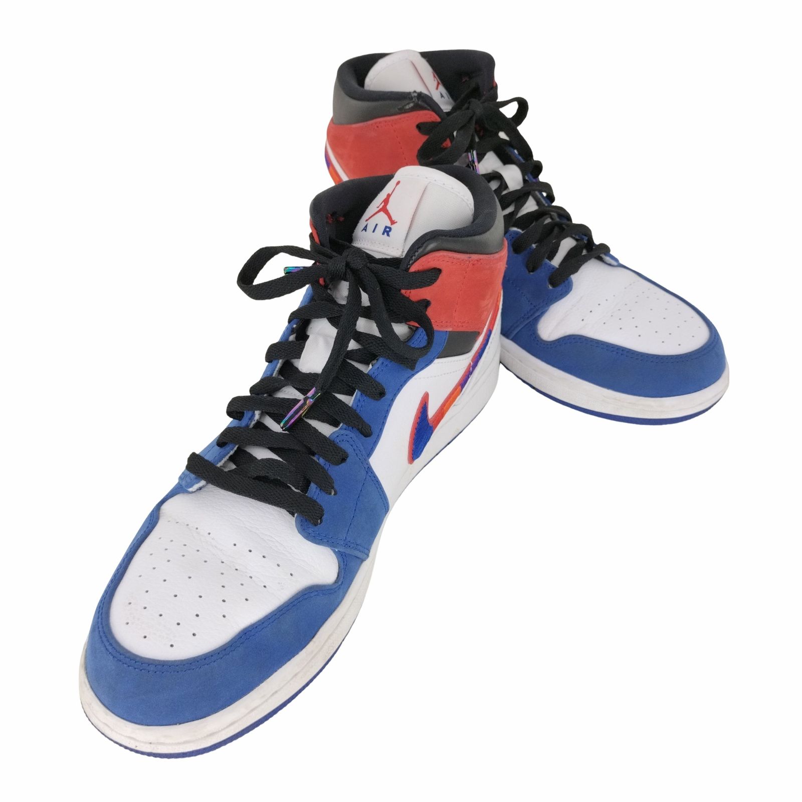 ♠【ナイキ】✨新品未使用　海外限定　エアジョーダン1　オーランドマジック　28 JORDAN BRAND AIR JORDAN 1 MID SE BLACK/VIVID ORANGE-CARDINAL