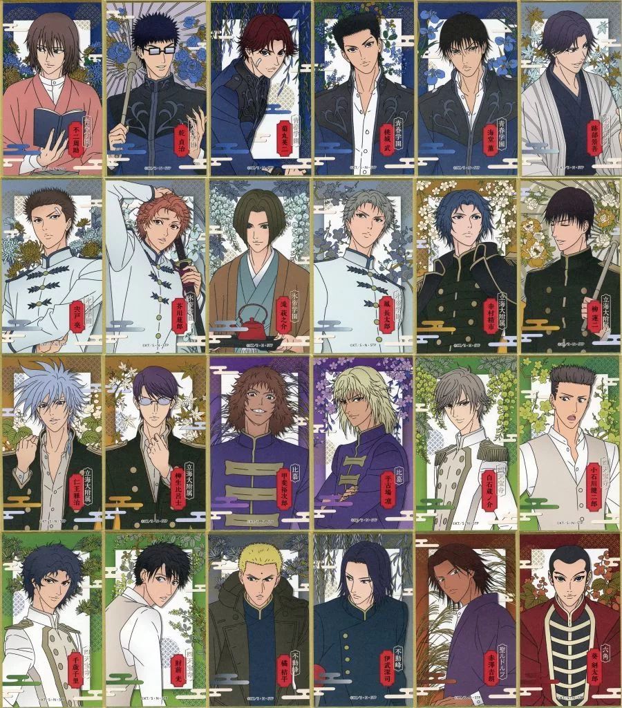 紙製品 全24種セット 新テニスの王子様 華絵札色紙コレクション2 アニメイト