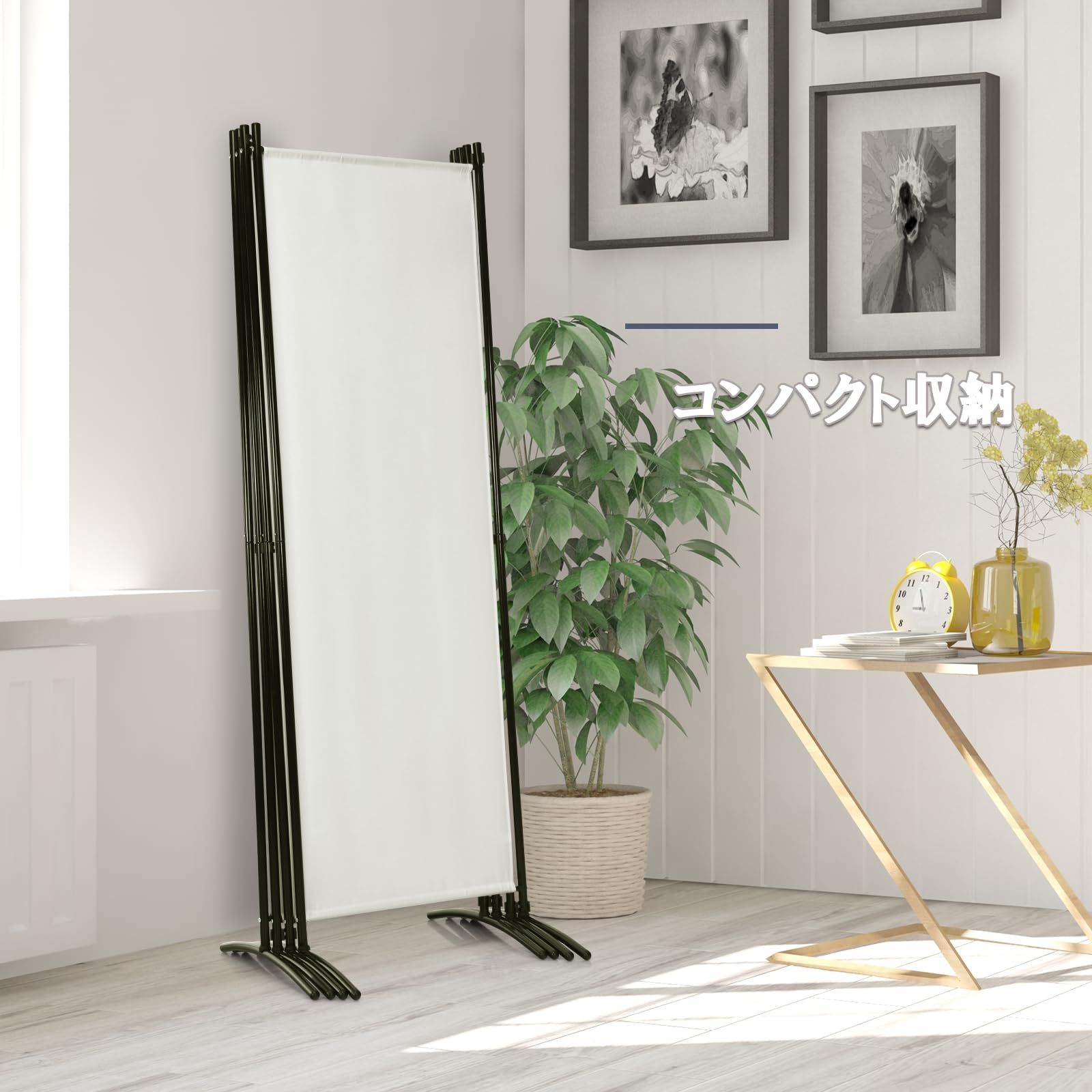 新品 目隠し 最新 スクリーン 布タイプ 屏風 幅220cm 衝立 高さ173cm