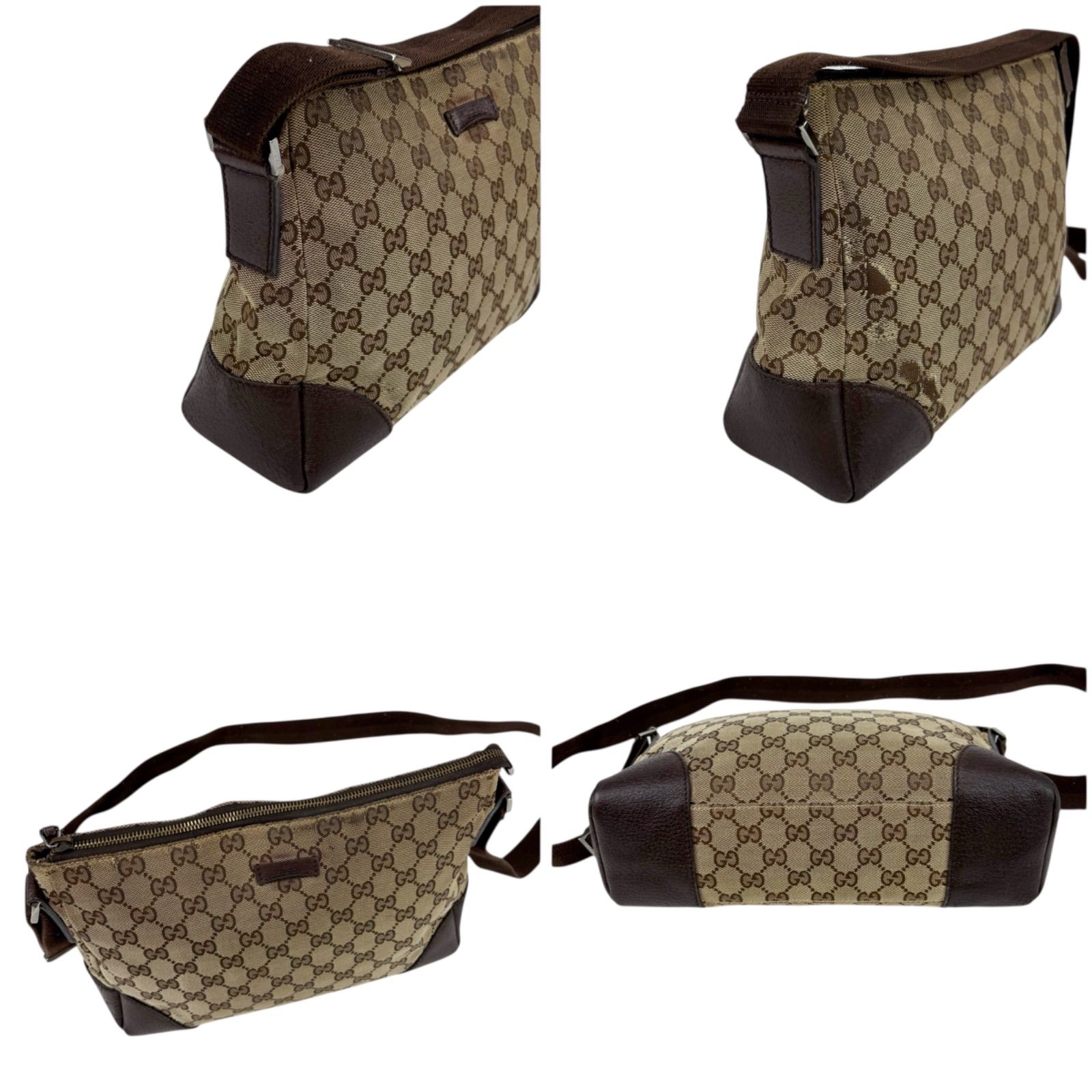 GUCCI ショルダーバッグ GGキャンバス クロスボディ　145858 GUCCI ショルダーバッグ GGキャンバス クロスボディ 145858 GUCCI