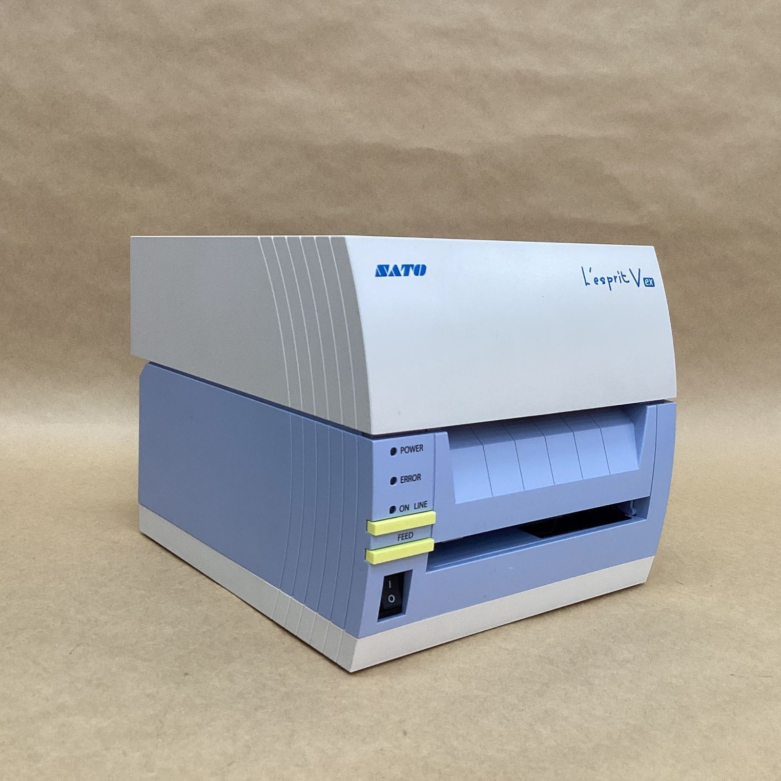 動作品 SATO 感熱ラベルプリンタ カッター付 T408v-exCUT USB|LAN|RS232C対応 USB-Bケーブル LANケーブル
