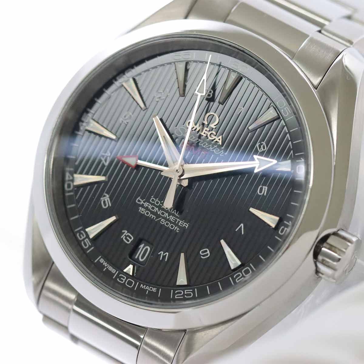 オメガ OMEGA シーマスター アクアテラ コーアクシャル GMT 231 10 43 22 01 001 メンズ 腕時計 デイト 自動巻き Seamaster 90244673