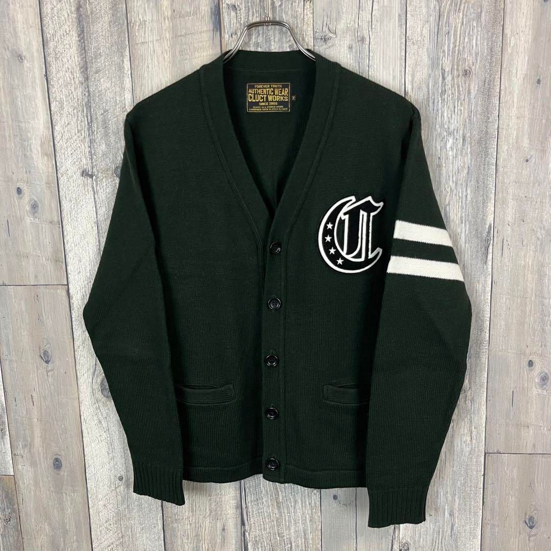 CLUCT WORKS クラクト 日本製 ニット カーディガン M - メルカリ