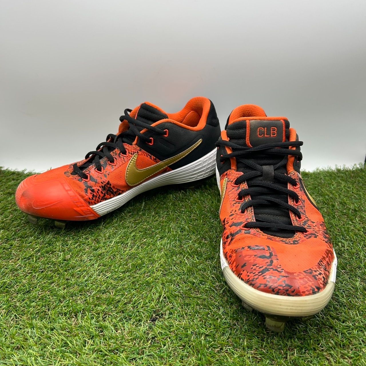 M0614) NIKE ナイキ ZOOM カスタム 野球 スパイク 27cm 刺繡