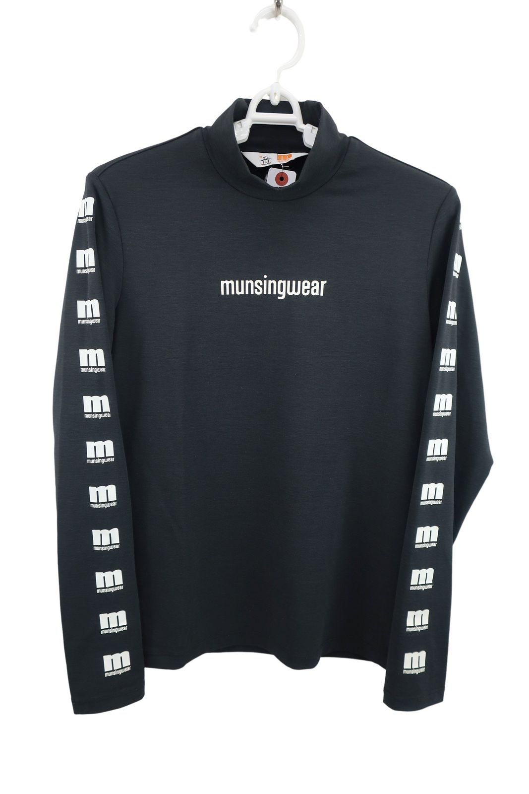 美品】Munsingwear(マンシングウェア) 長袖モックネックシャツ