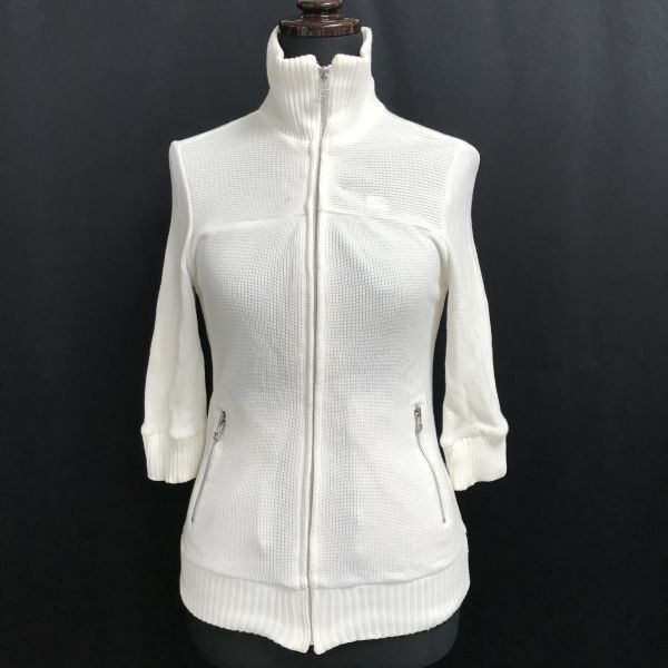 日本製/美品☆三陽商会/BURBERRY BLUE LABEL☆コットンニット/ジップ