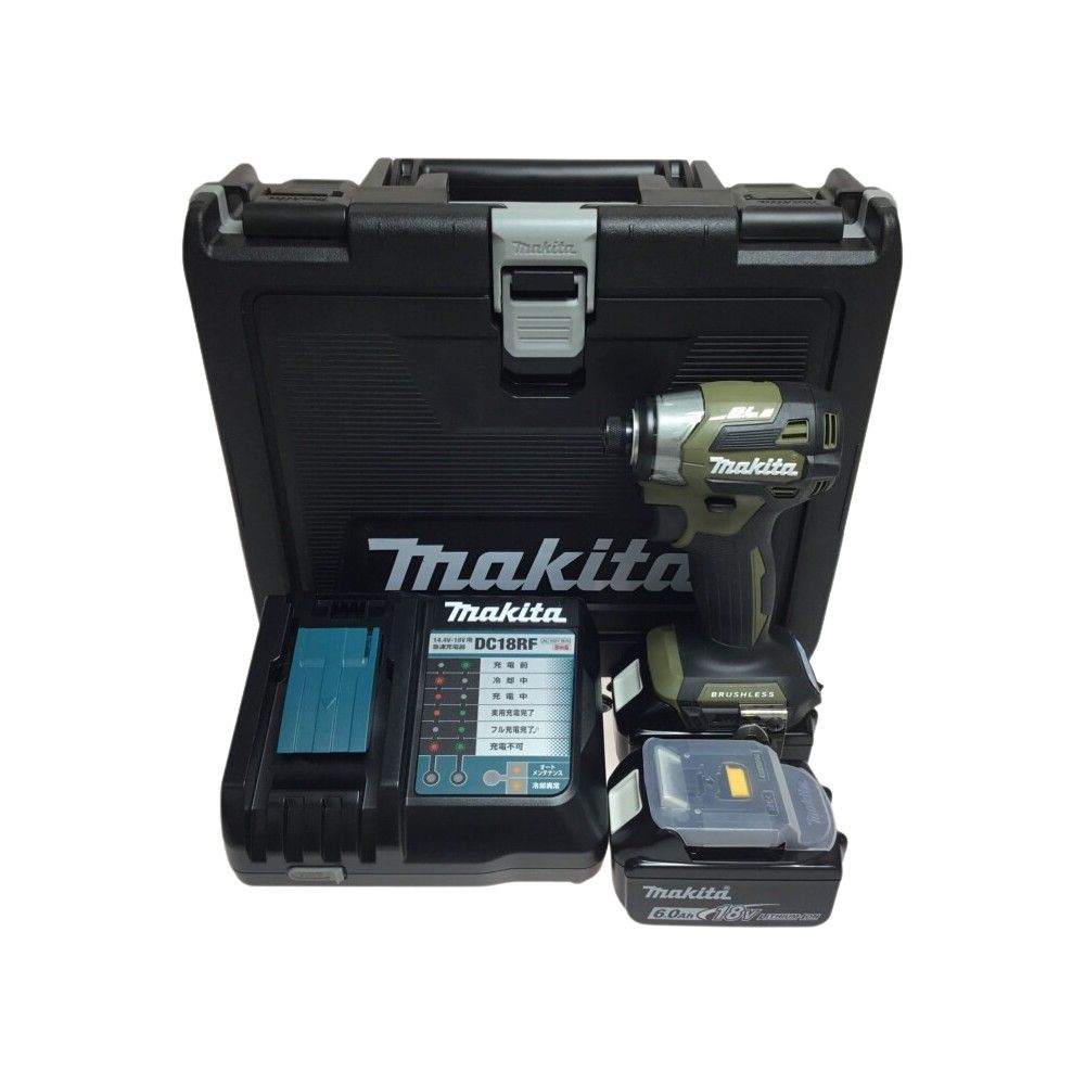 ΘΘMAKITA マキタ インパクトドライバ 未使用品 付属品完備 ④ TD173DRGX ブルー