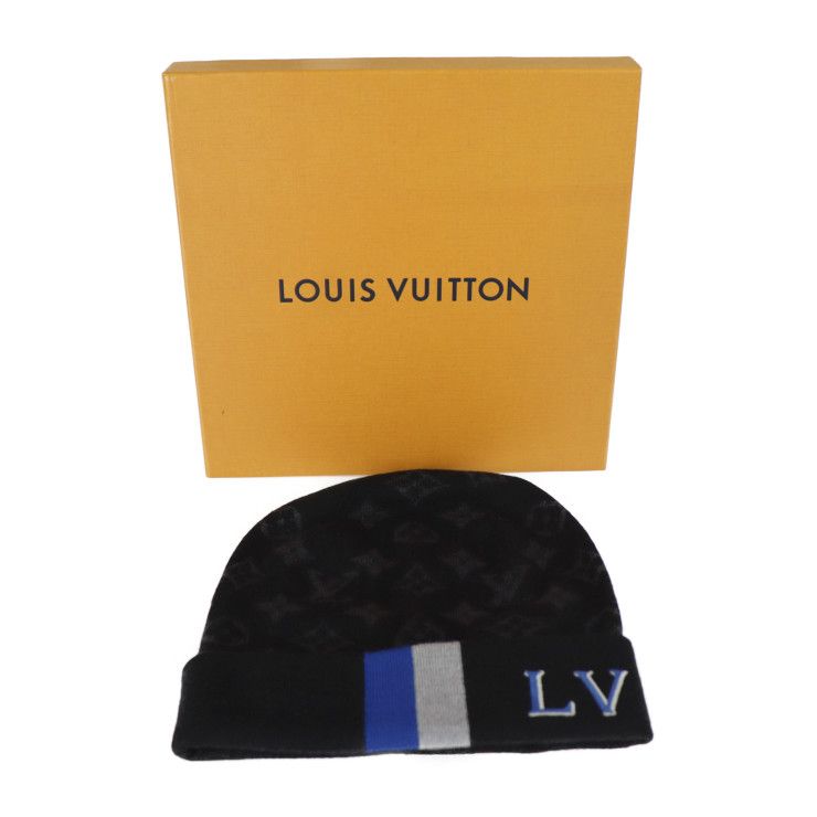ルイヴィトン モノグラム ニット帽 ボネスキー カシミヤ100