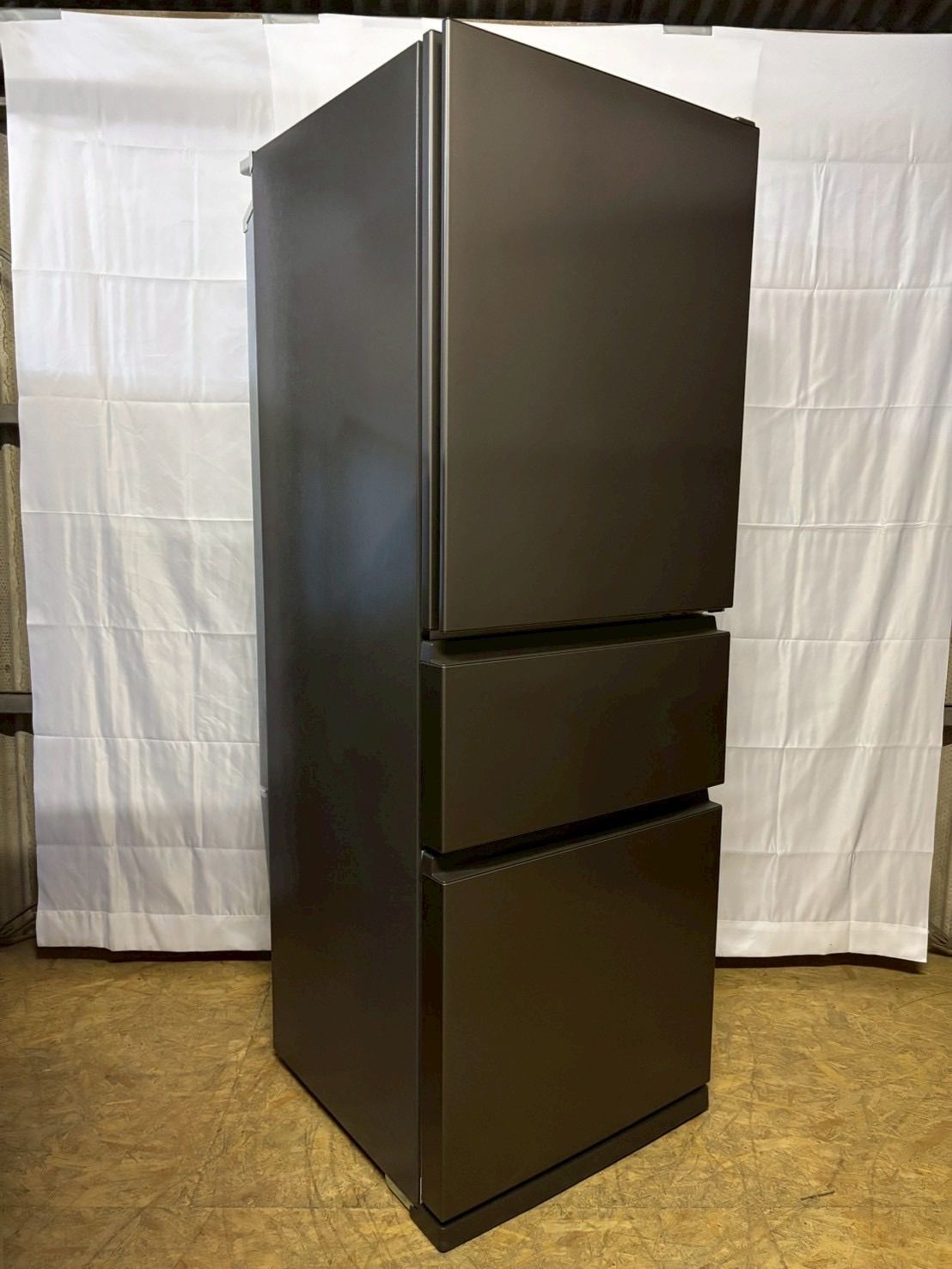 三菱 冷蔵庫 MR-CX33K-H 製 330L 3ドア 右開き