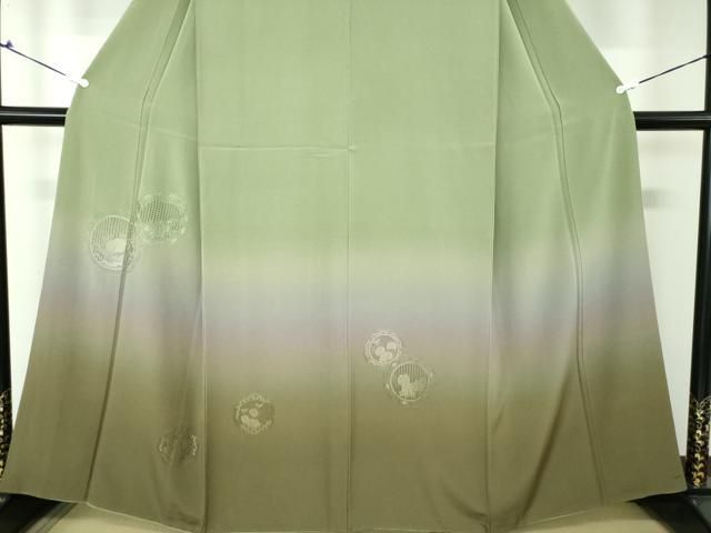 平和屋着物○中国三大刺繍 スワトウ刺繍 汕頭刺繍 総刺繍 訪問着 花絵