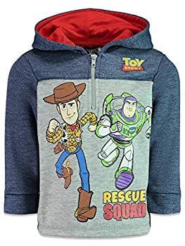 Disney Pixar Toy Story Big Boys Fleece Hoodie Pullover Sweatshirt Zipper Navy 12