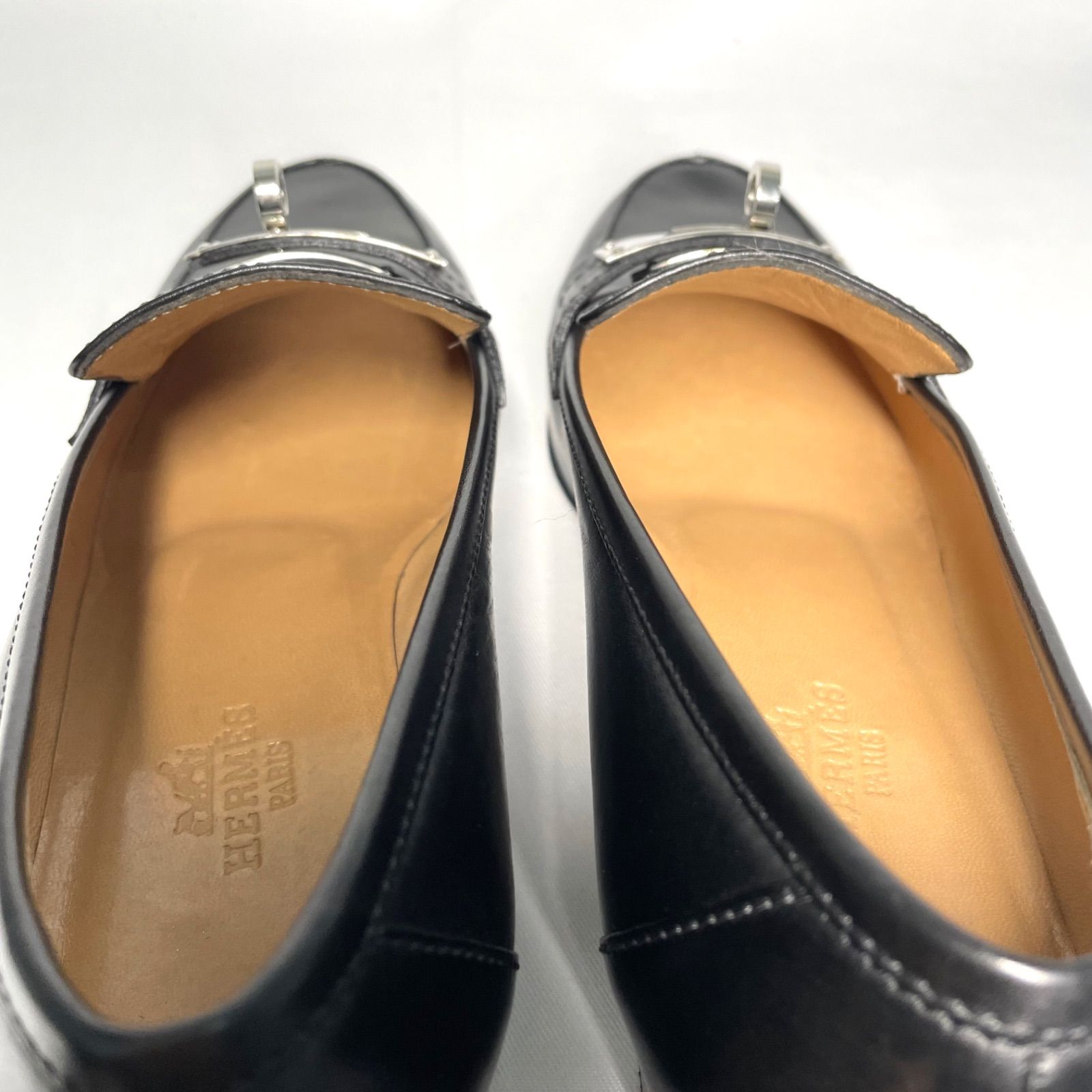 エルメス HERMES ローファー レザー モカシン デスタン ケリー