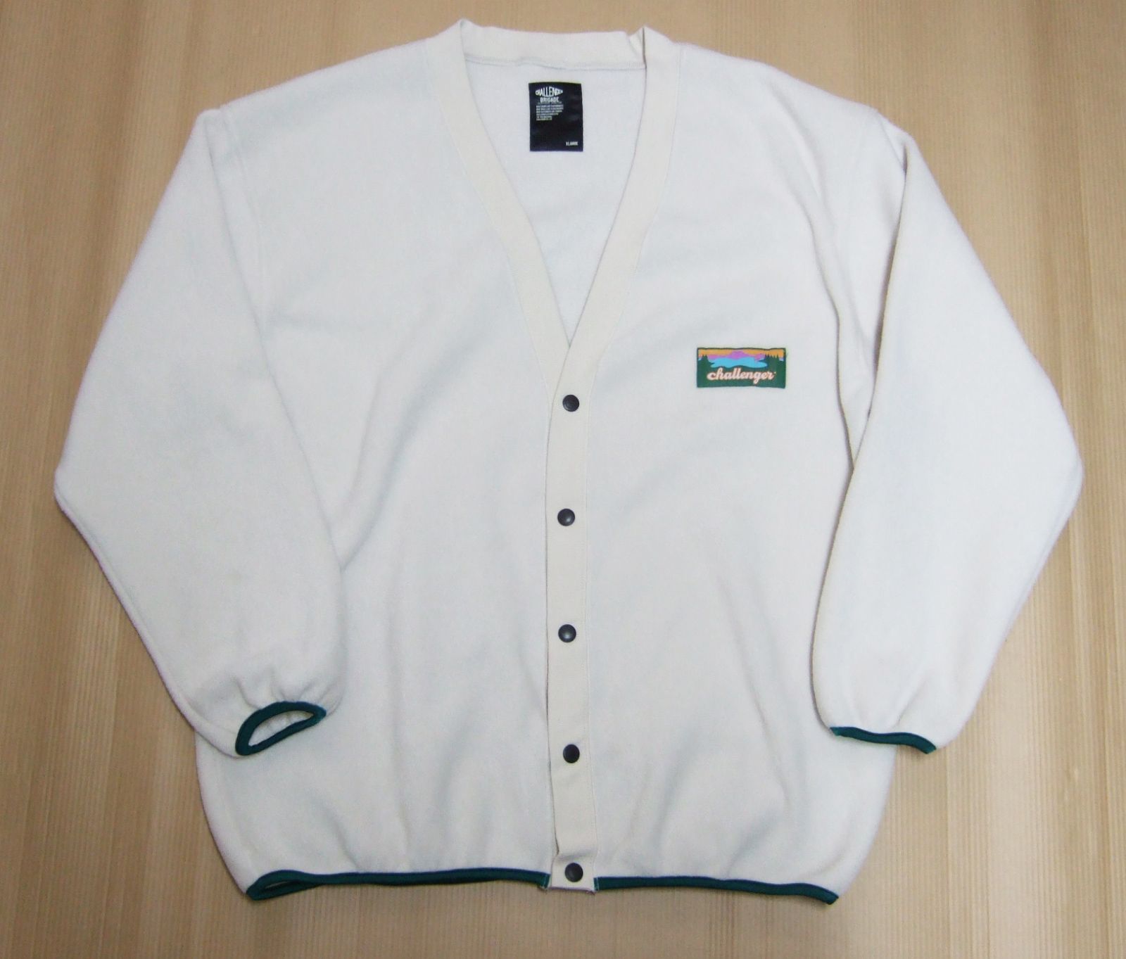 CHALLENGER CLASSIC FLEECE CARDIGAN チャレンジャー フリースカーディガン