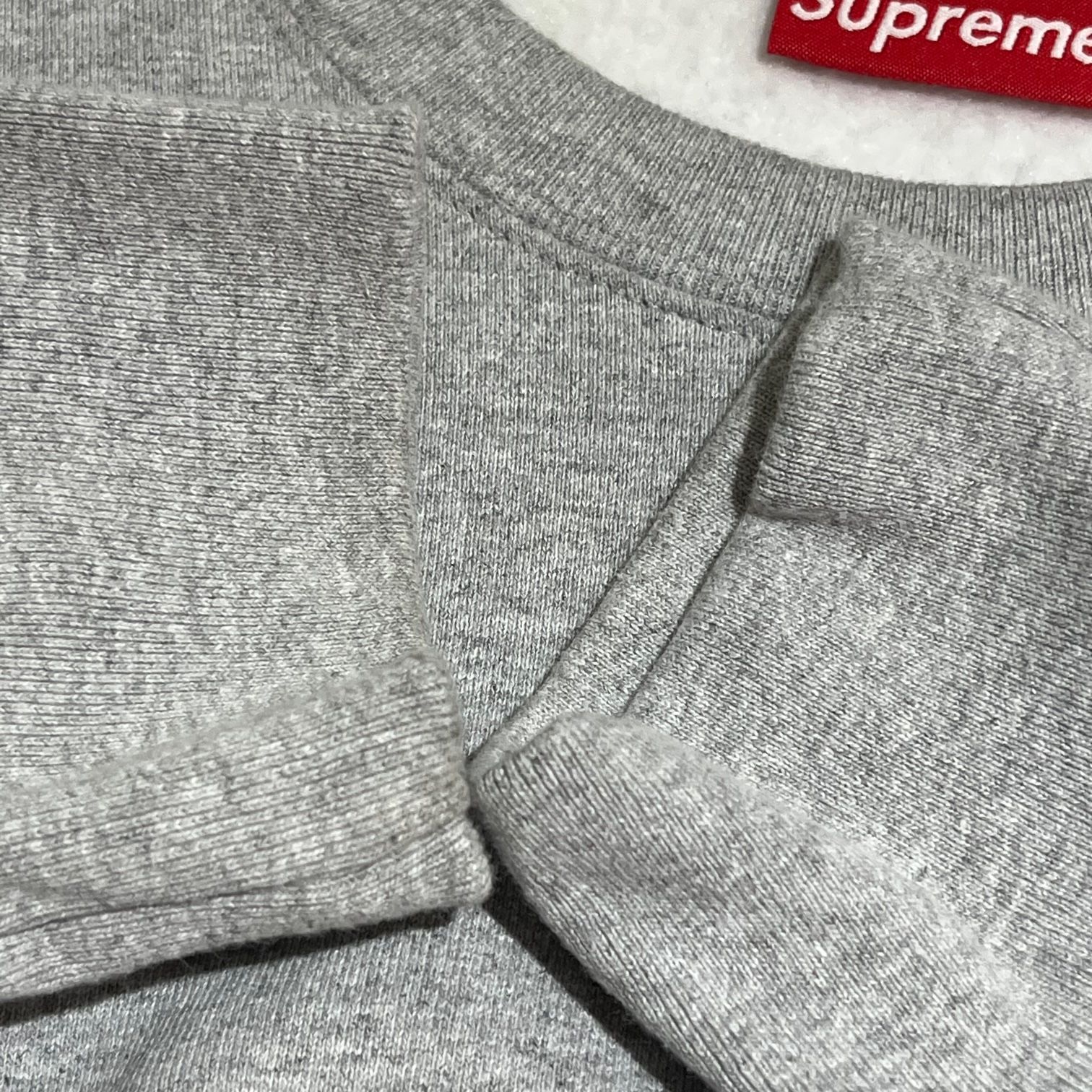 国内正規 SUPREME 22AW Box Logo Crewneck Heather Grey ボックスロゴ 