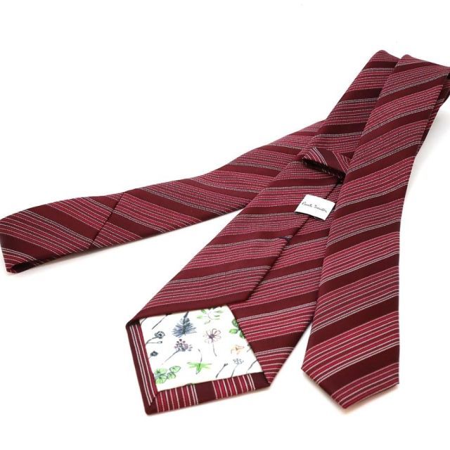 レア希少好配色マルチカラー未使用に近い】ポールスミスネクタイ紫レジ