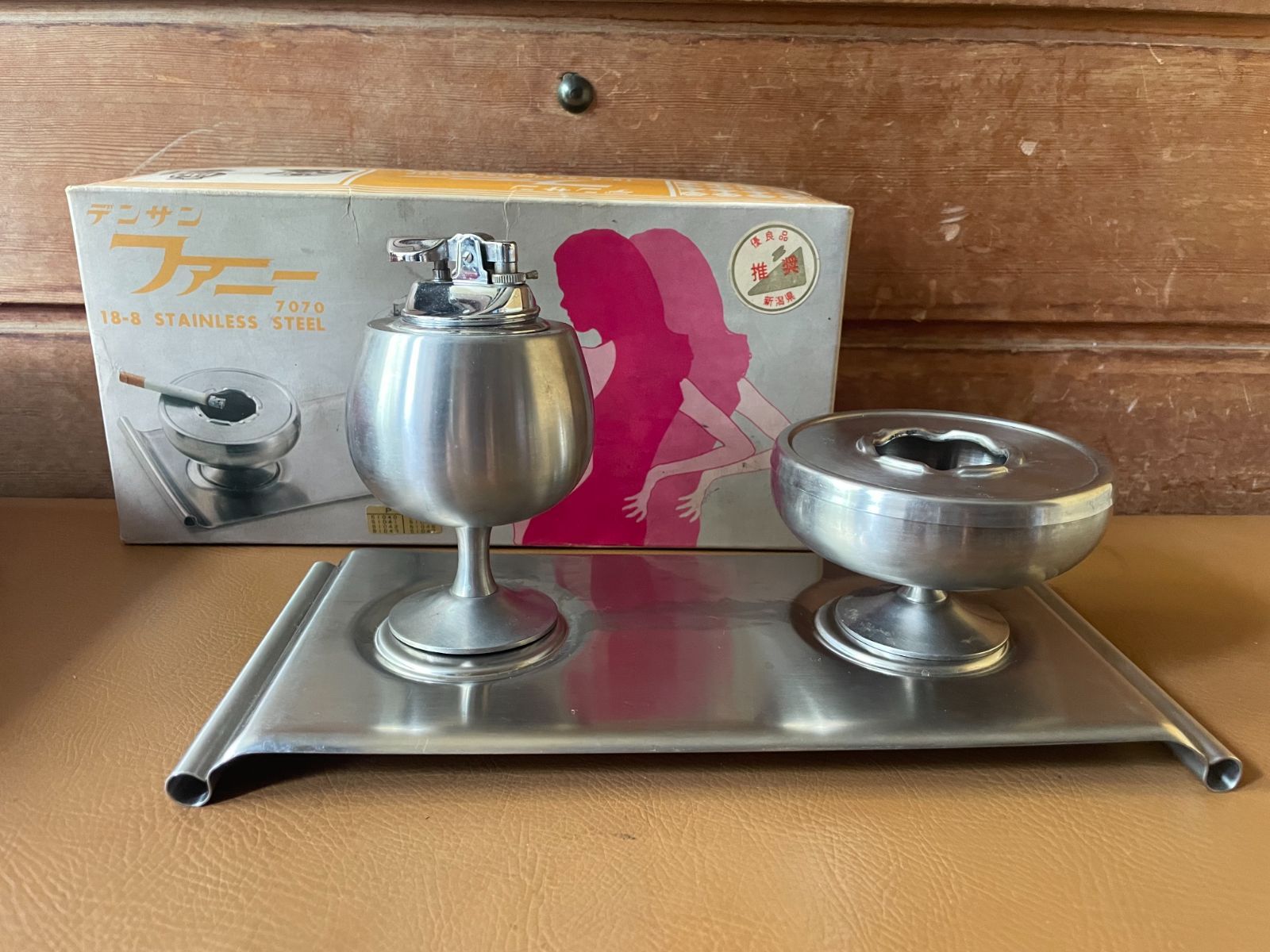 昭和レトロ 卓上ライター デンサンファニー7070 タバコ煙草　送料込み！！　◎