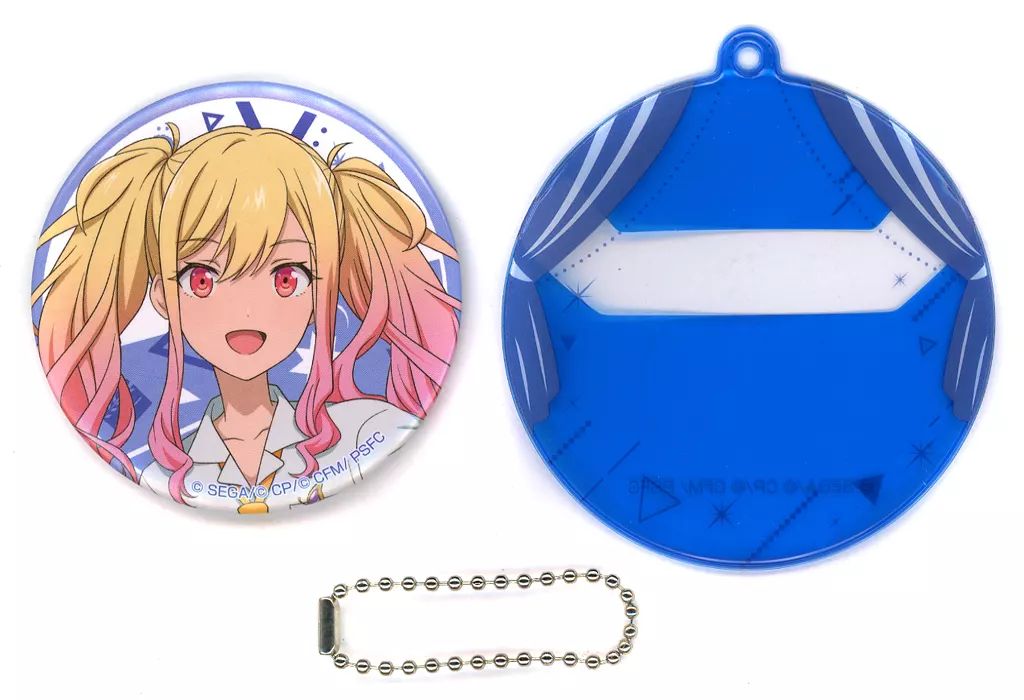 中古】バッジ・ビンズ 天馬咲希(Leo/need) 缶バッジ＆ケースセット